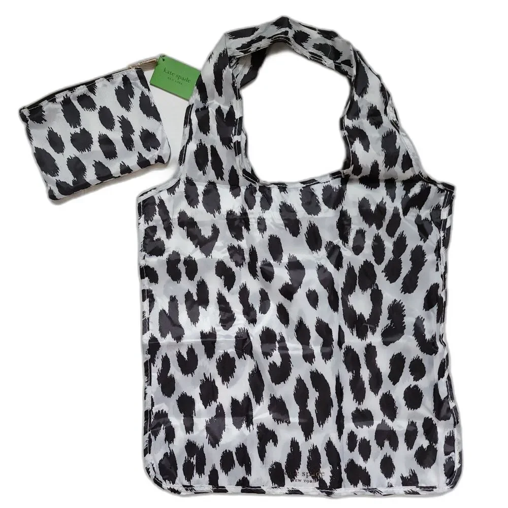 Kate Spade Reusable Produce Bag Shopping Tote with Zipper Storage Pouch NWT